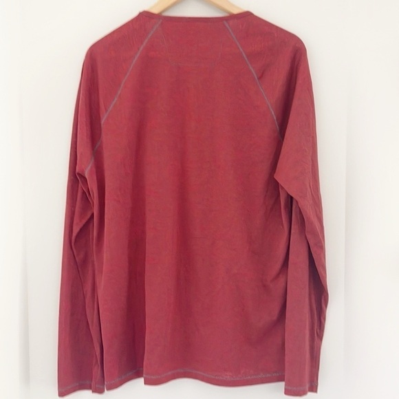 John Varvatos lightweight red long sleeve shirt size extra large - Picture 2 of 8